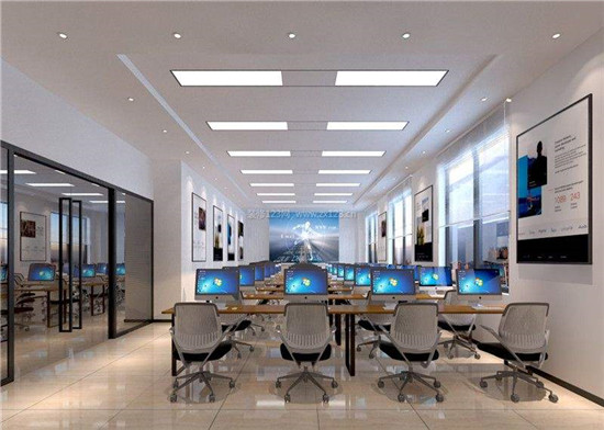 辦公室裝修吊頂常用材質(zhì)有哪些?(圖3) 辦公室石膏板吊頂
